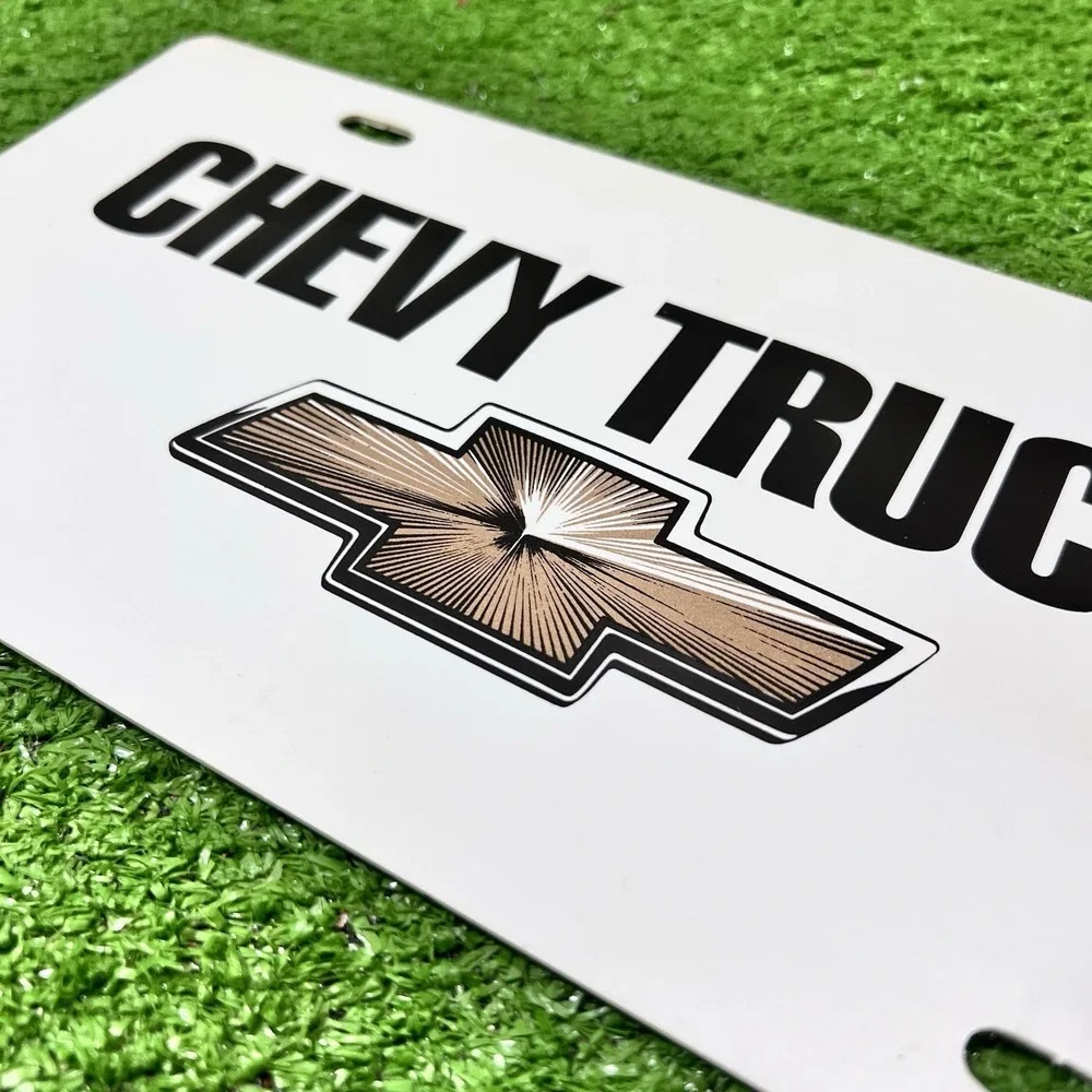 Vintage Chevy Golden Bowtie‎ Booster Plate Chevrolet Plastic Americana Y2K Gold